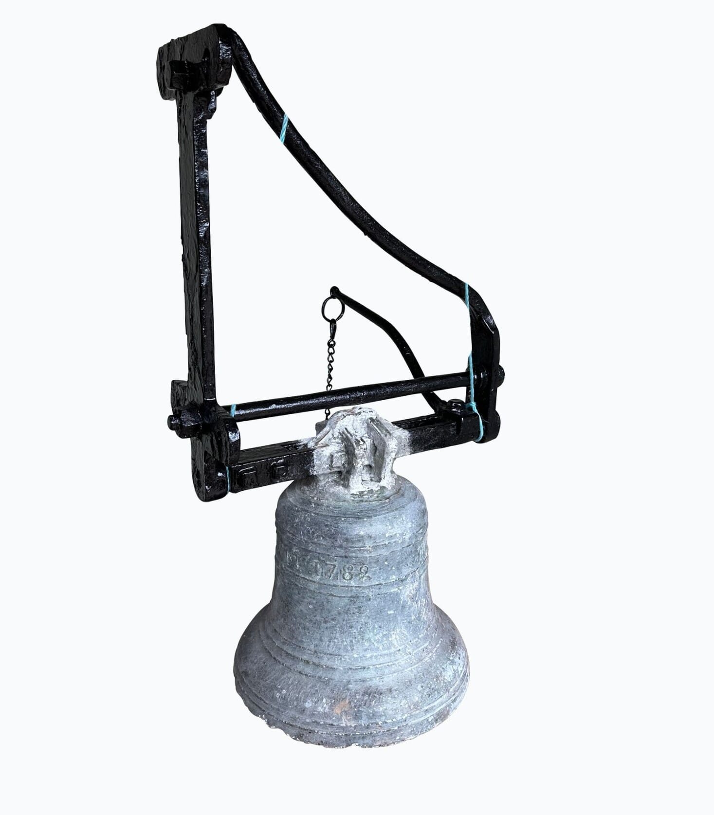 Antique Stable Yard Bronze Bell From Nottingham Racecourse - 10108
