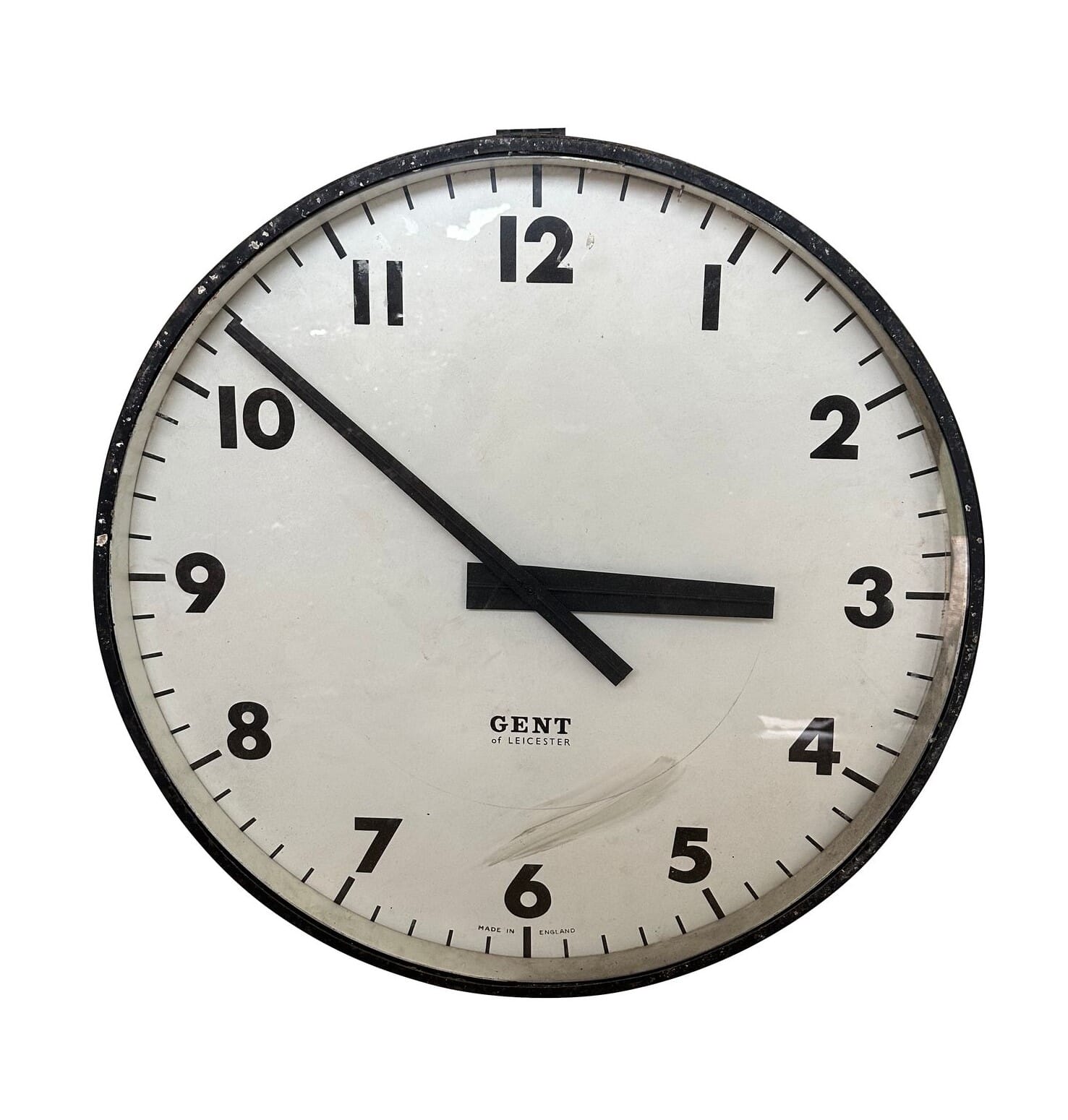 Original Vintage Large Gents Wall Mounted Clock - 10005