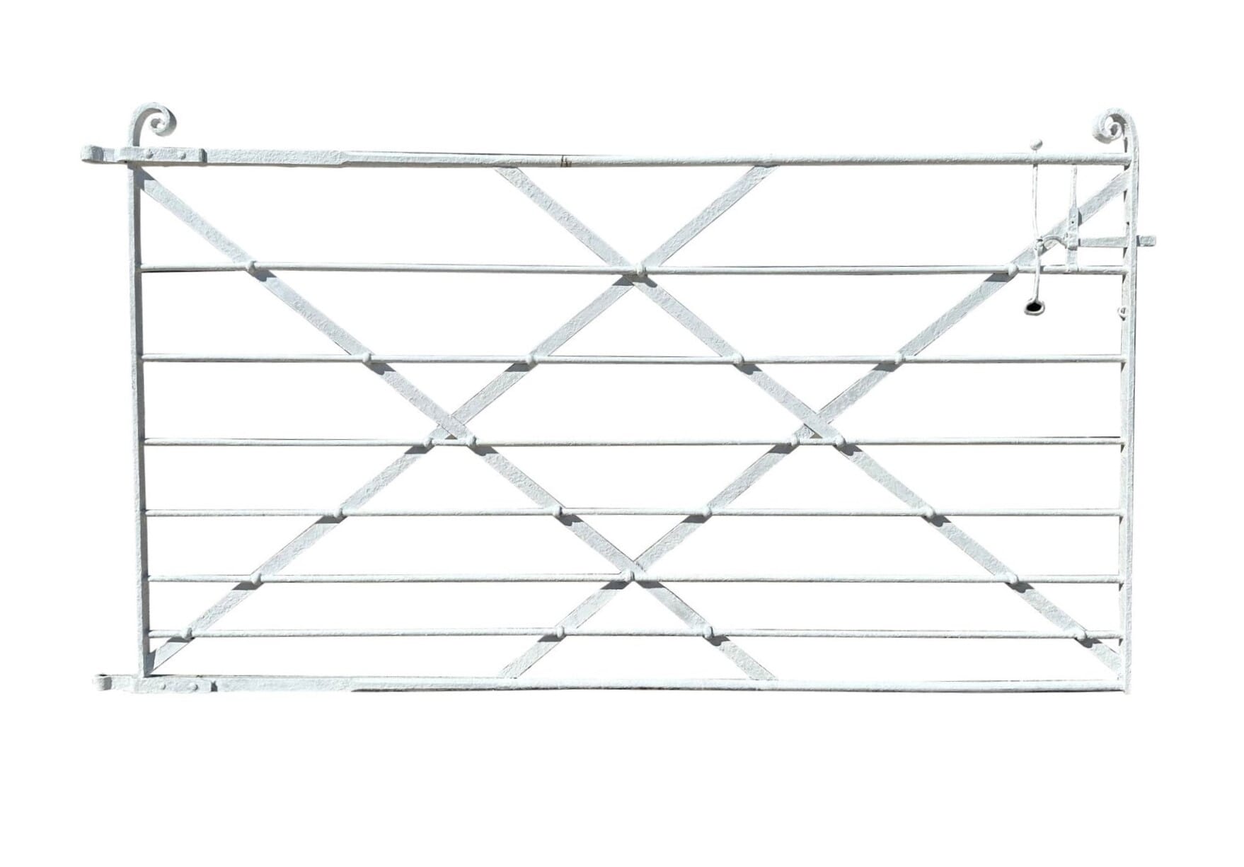 Monumental Early Victorian Wrought Iron Driveway or Field Gate - 9908