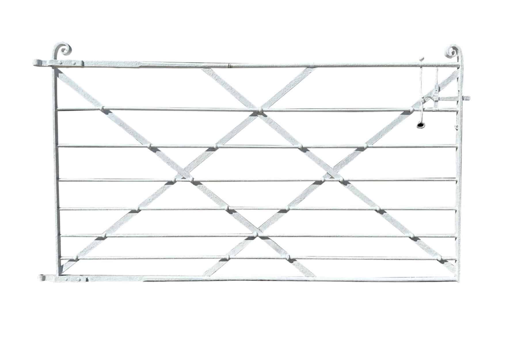 Monumental Early Victorian Wrought Iron Driveway or Field Gate
