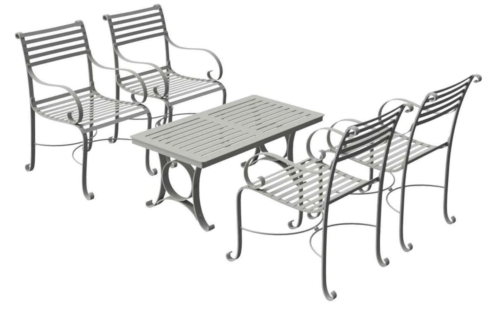 Southwold Coffee Table With 4 Carver Chairs  - ODL-111