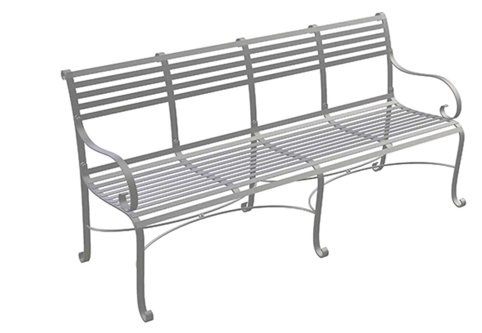 Southwold 4 Seater Bench With Back - ODL-143