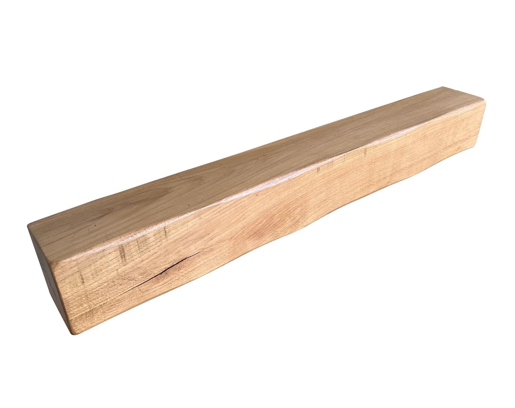 Seasoned Solid Oak Fireplace Beam / Shelf - FB3