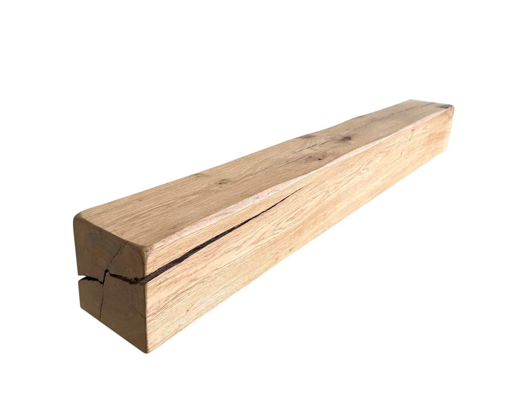 Seasoned Solid Oak Fireplace Beam / Floating Shelf