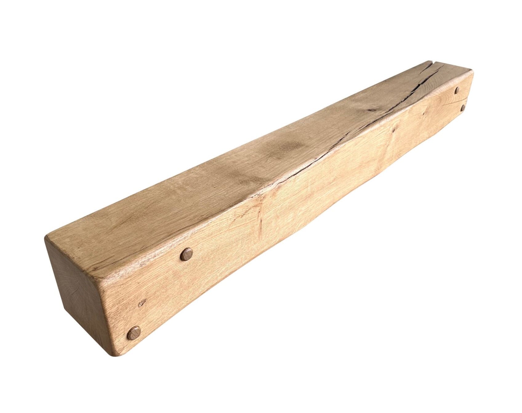 Solid Oak Seasoned Fireplace Beam / Floating Shelf - FB8