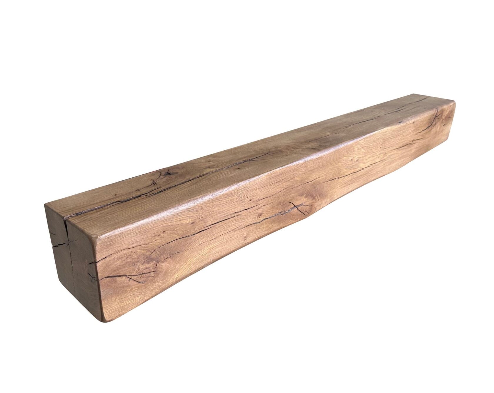 Oak Seasoned Fireplace Floating Shelf / Beam - FB10