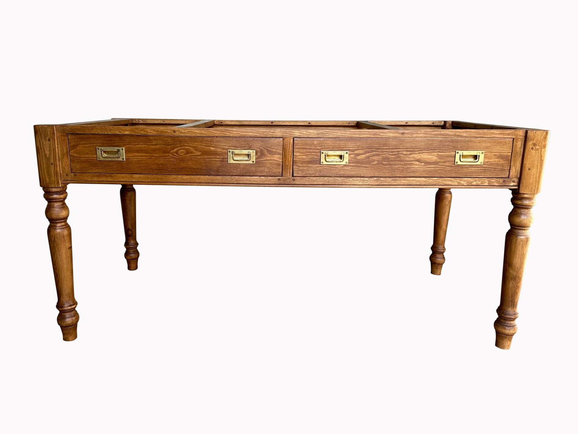 Handmade Table Base Only with Drawers and Towel Rail - D2126