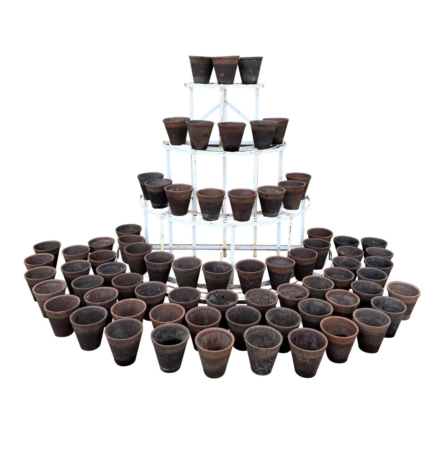 Set of 6 Rare Royal Horticultural Society Plant Pots - 10197