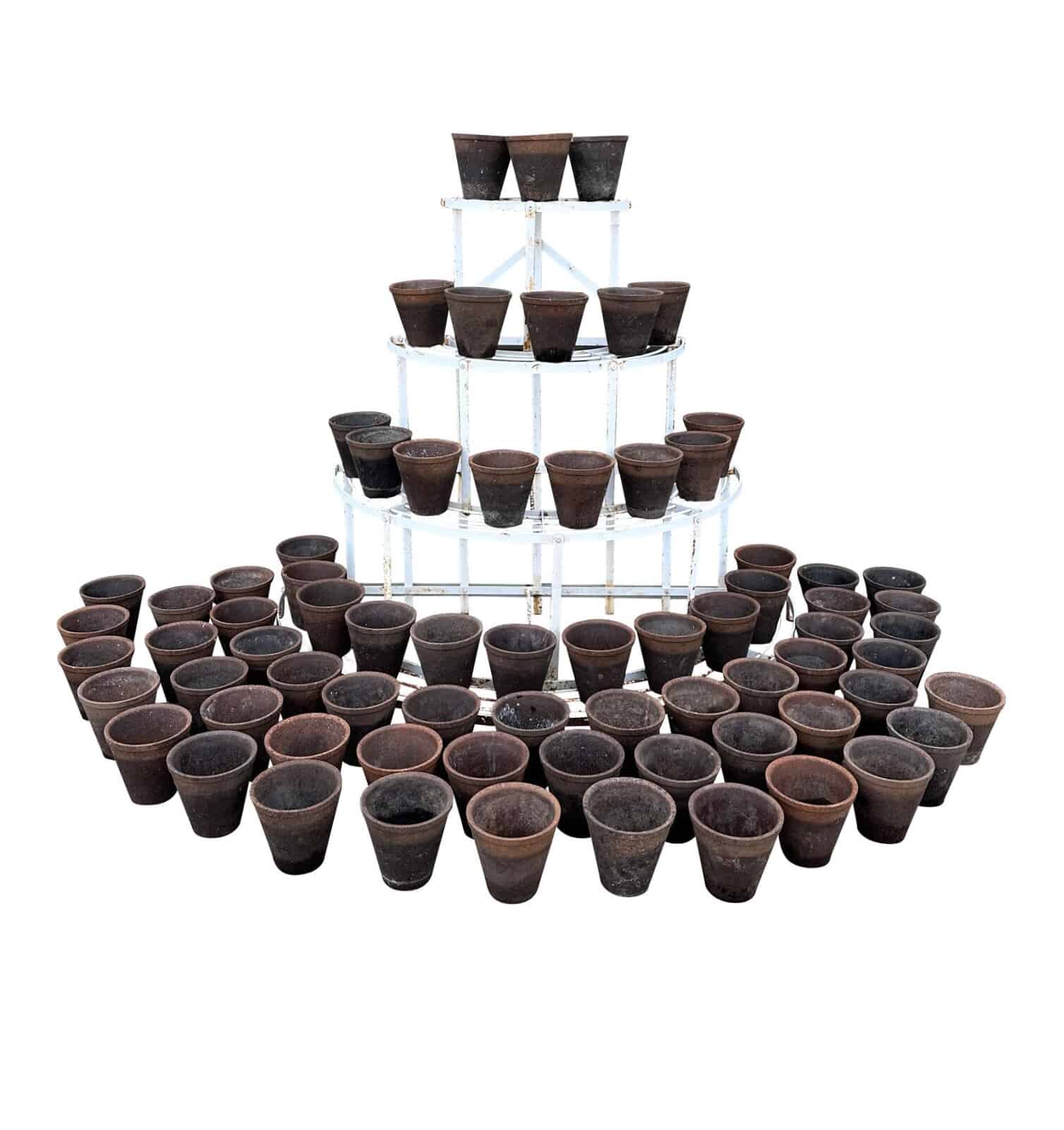 Set of 6 Rare Royal Horticultural Society Plant Pots