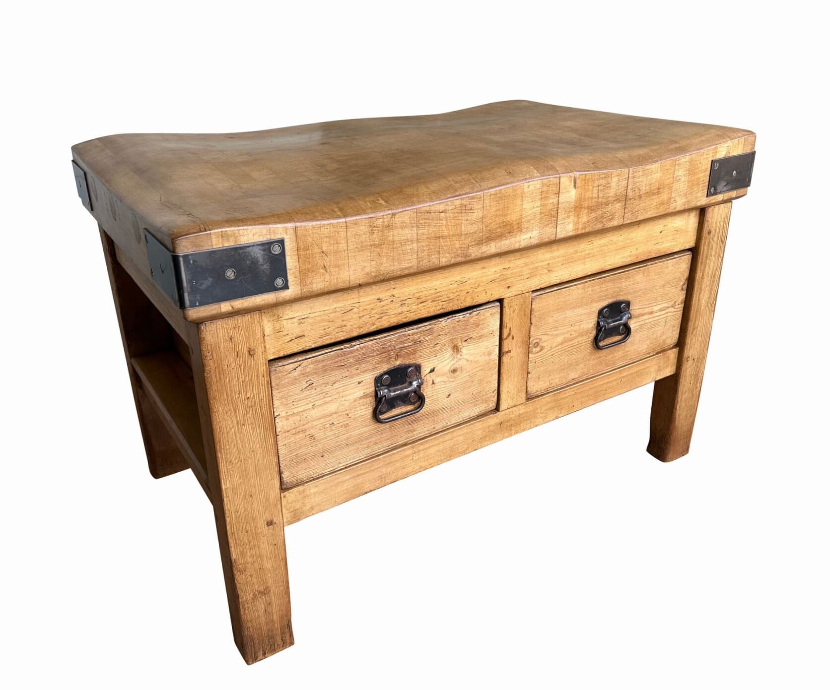 Genuine Kitchen Maple Butchers Chopping Block on Base - 10109