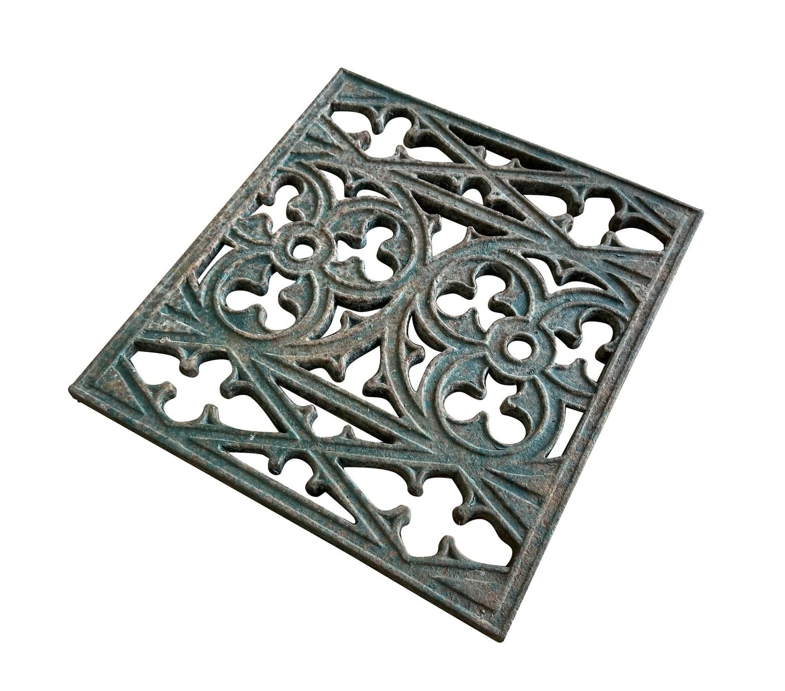 Victorian Decorative Cast Iron Floor Grille / Grid - 10228