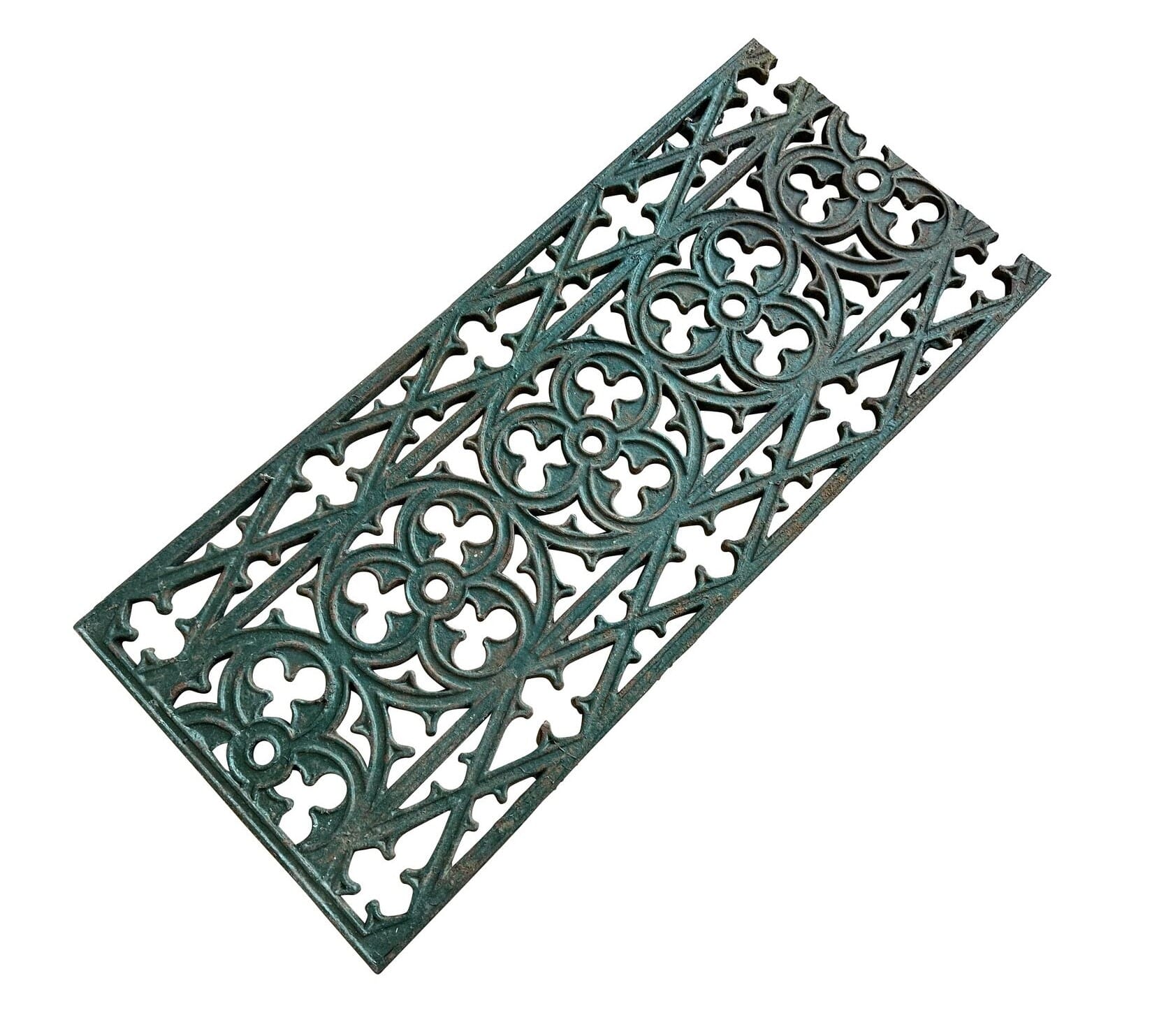 Decorative Victorian Cast Iron Floor Grille / Grid - 10227