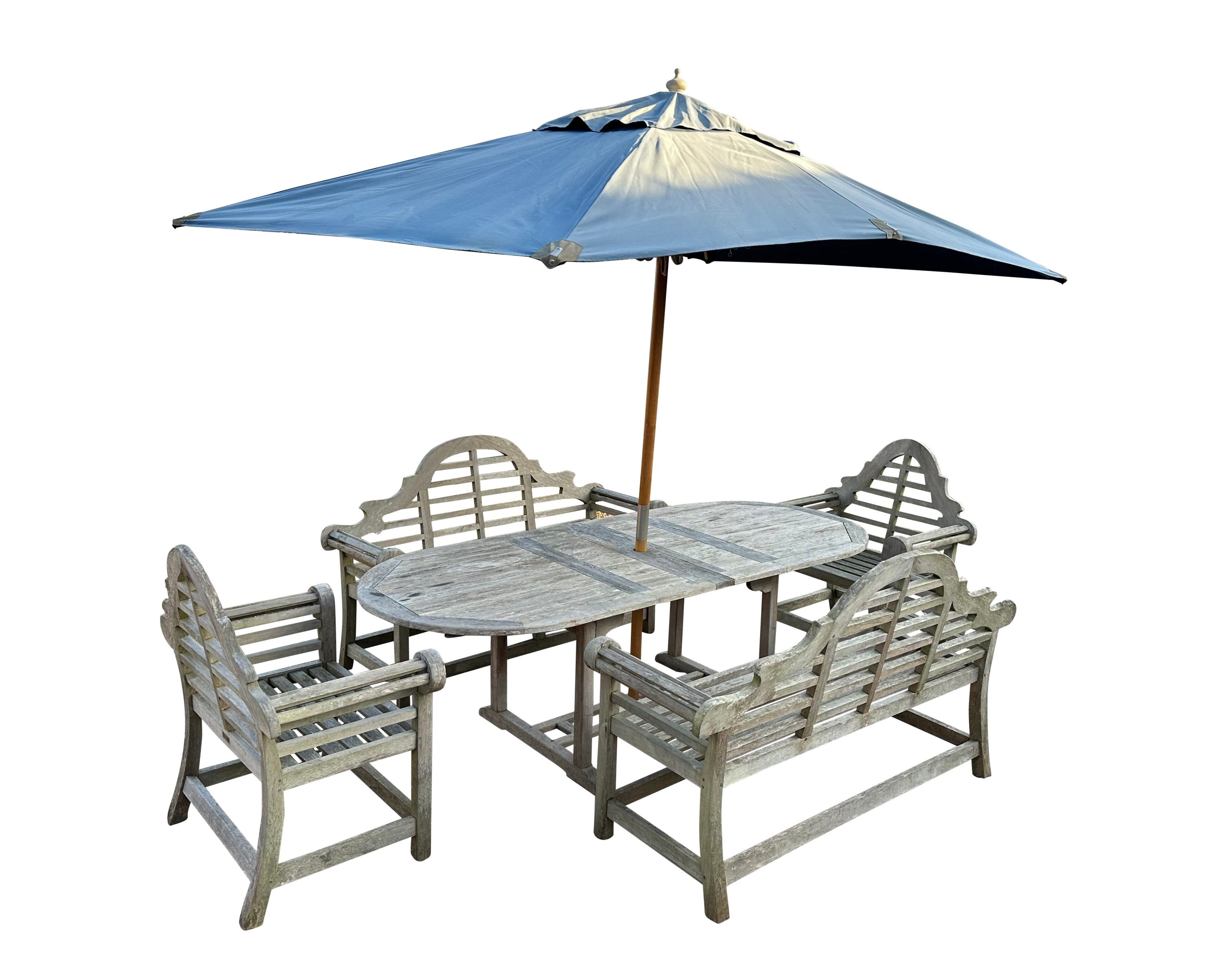 Excellent Reclaimed Lutyens Garden Furniture Set - 10220