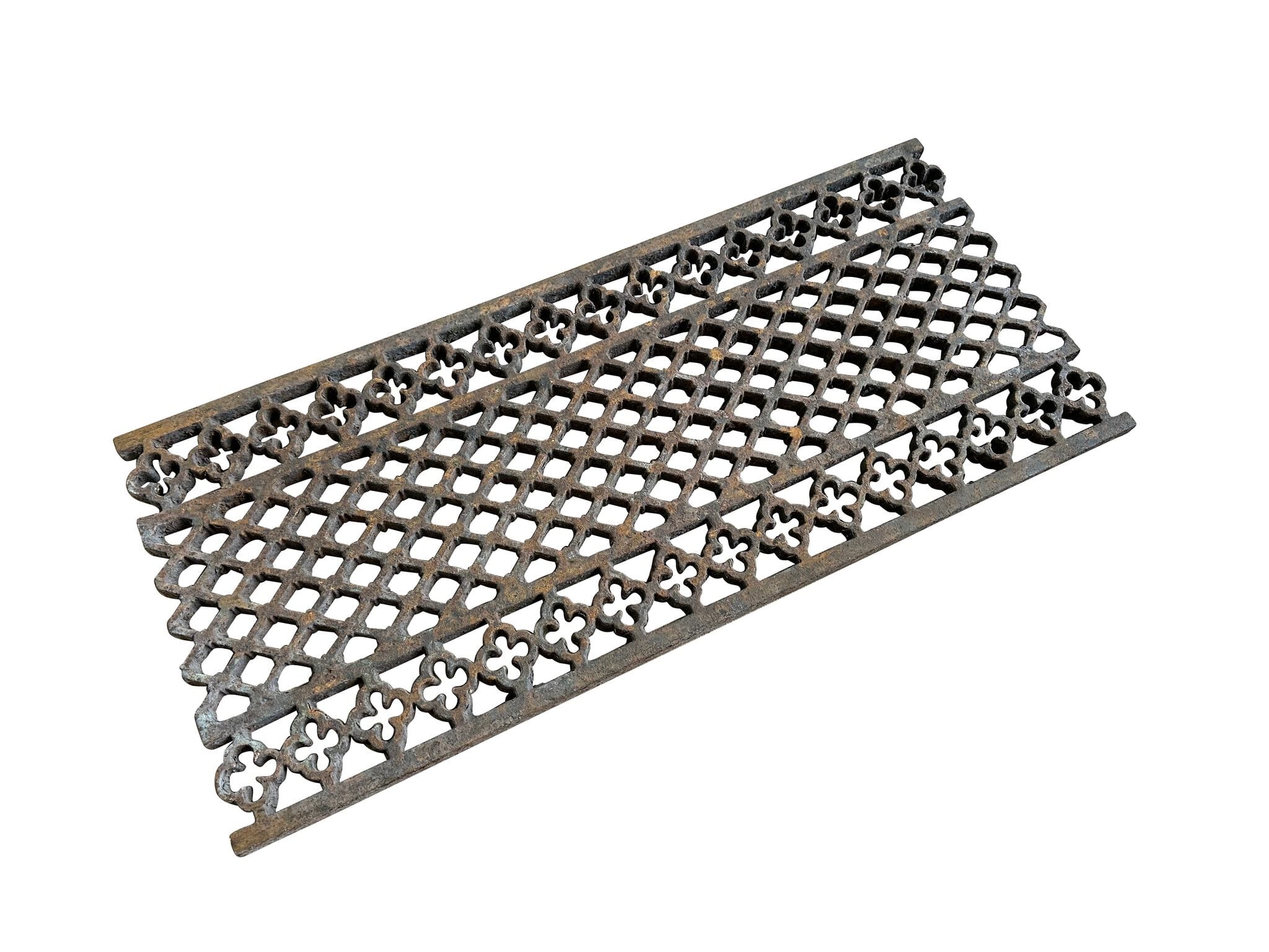 Decorative Gothic Victorian Cast Iron Floor Grille / Grid - 10255