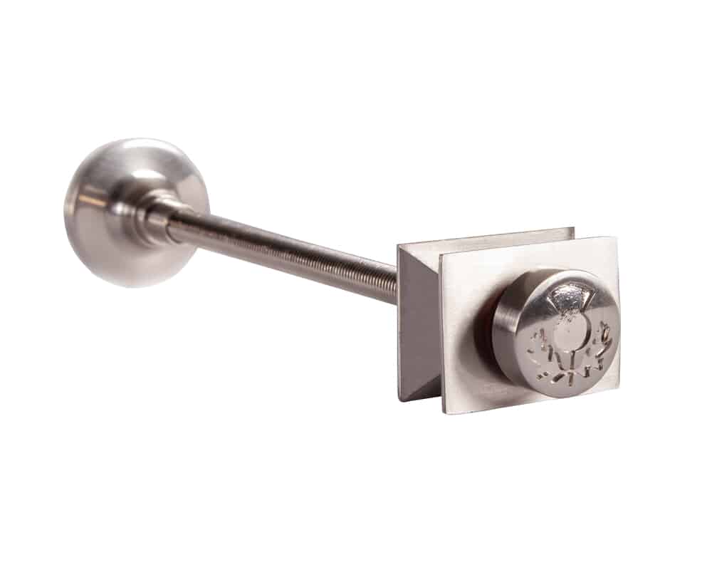 Carron Satin Nickel Thistle Wall Stay HAN122