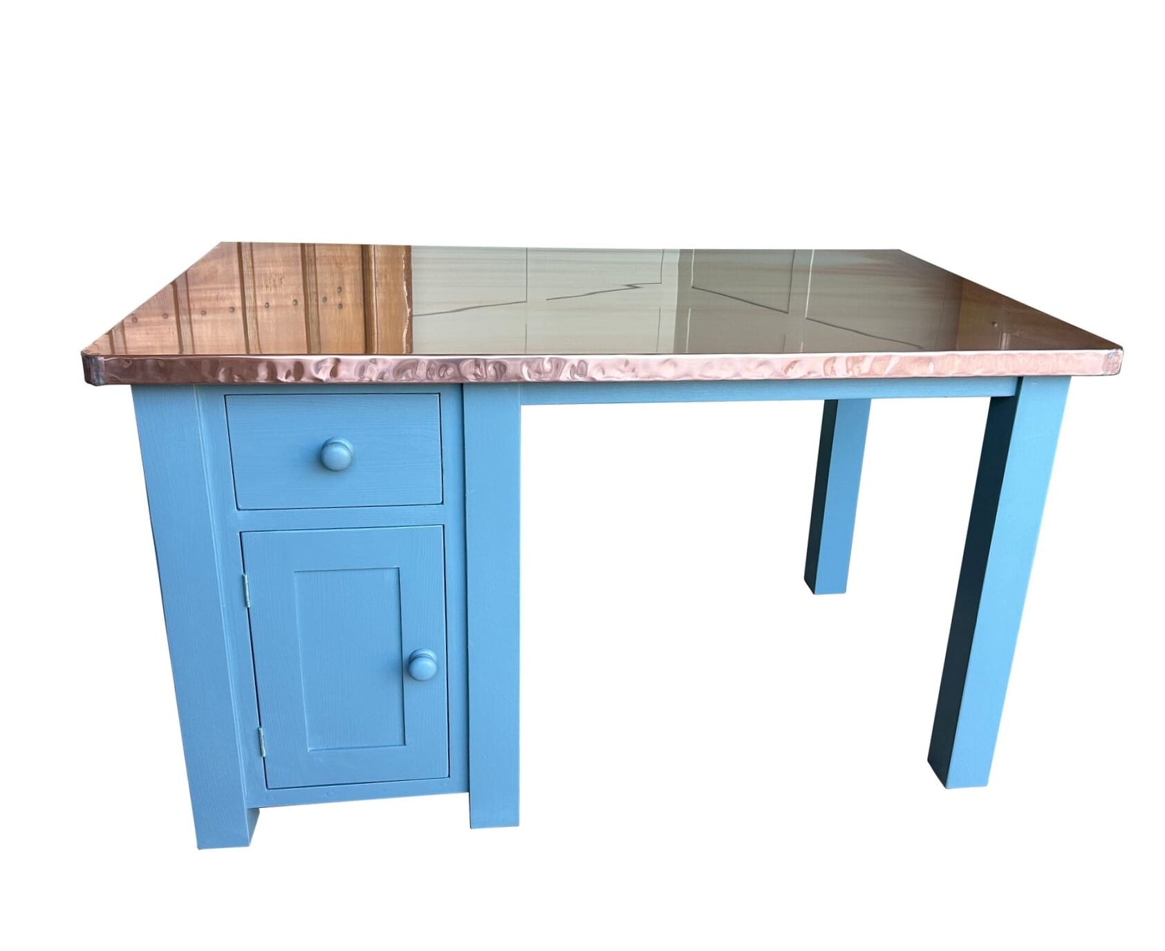 Bespoke Antique Copper Office Desk - D2142