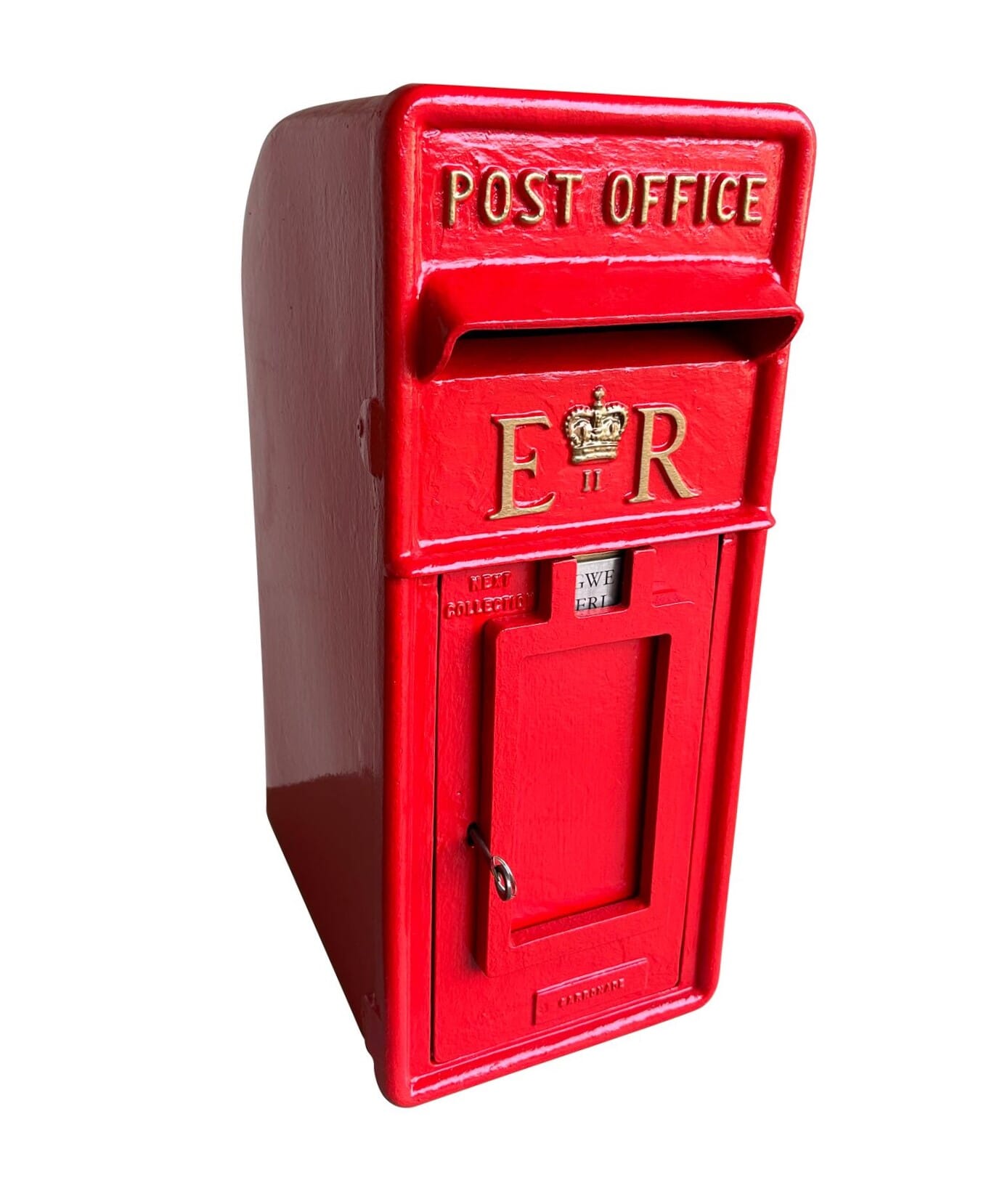 Original Post Office ER II Cast Iron Arch Back Post Box - 9841