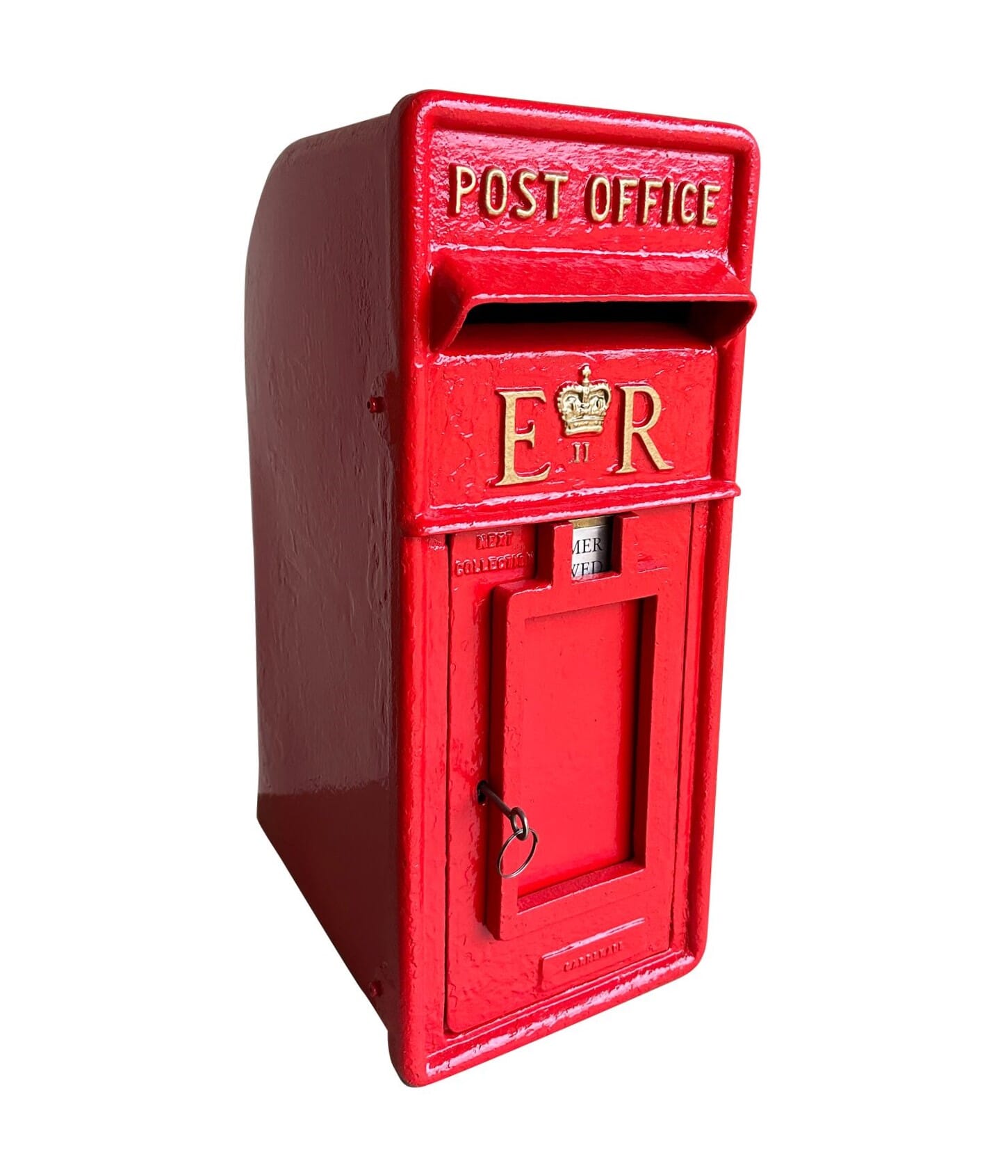 Original Post Office ER II Cast Iron Post Box - 9844