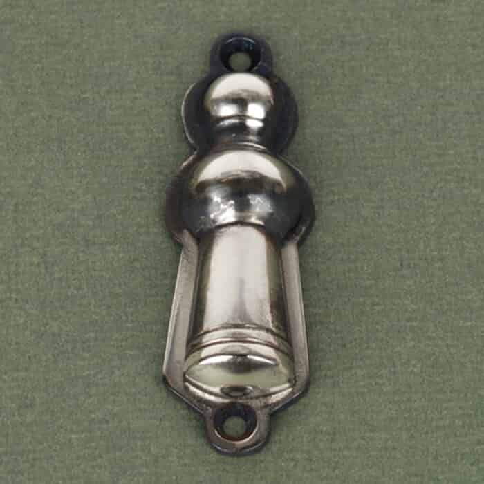 Antique Nickel Lady Escutcheon - antiqued finish