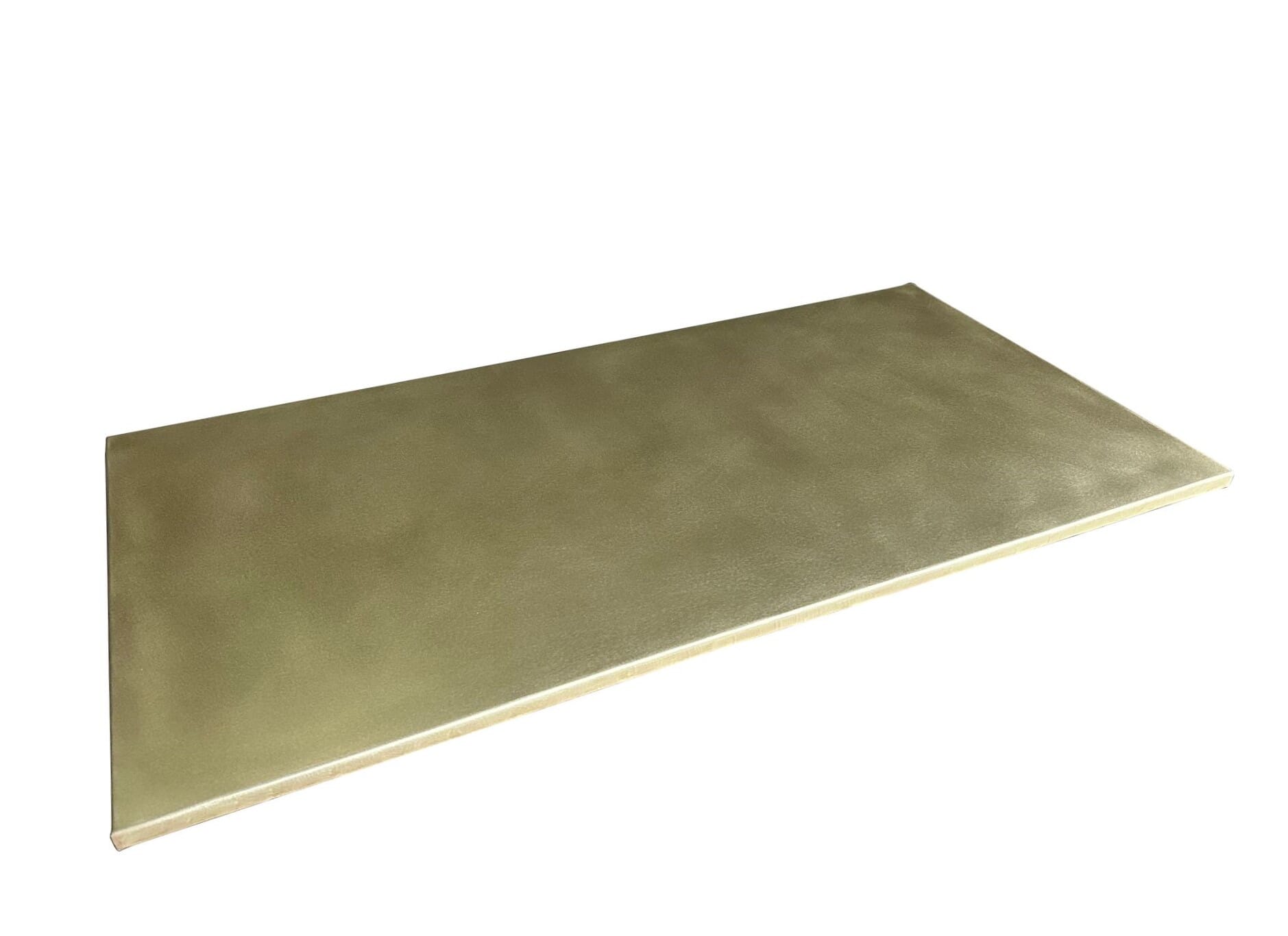 Bespoke Matt Brass Slimline Kitchen Worktop - D2145