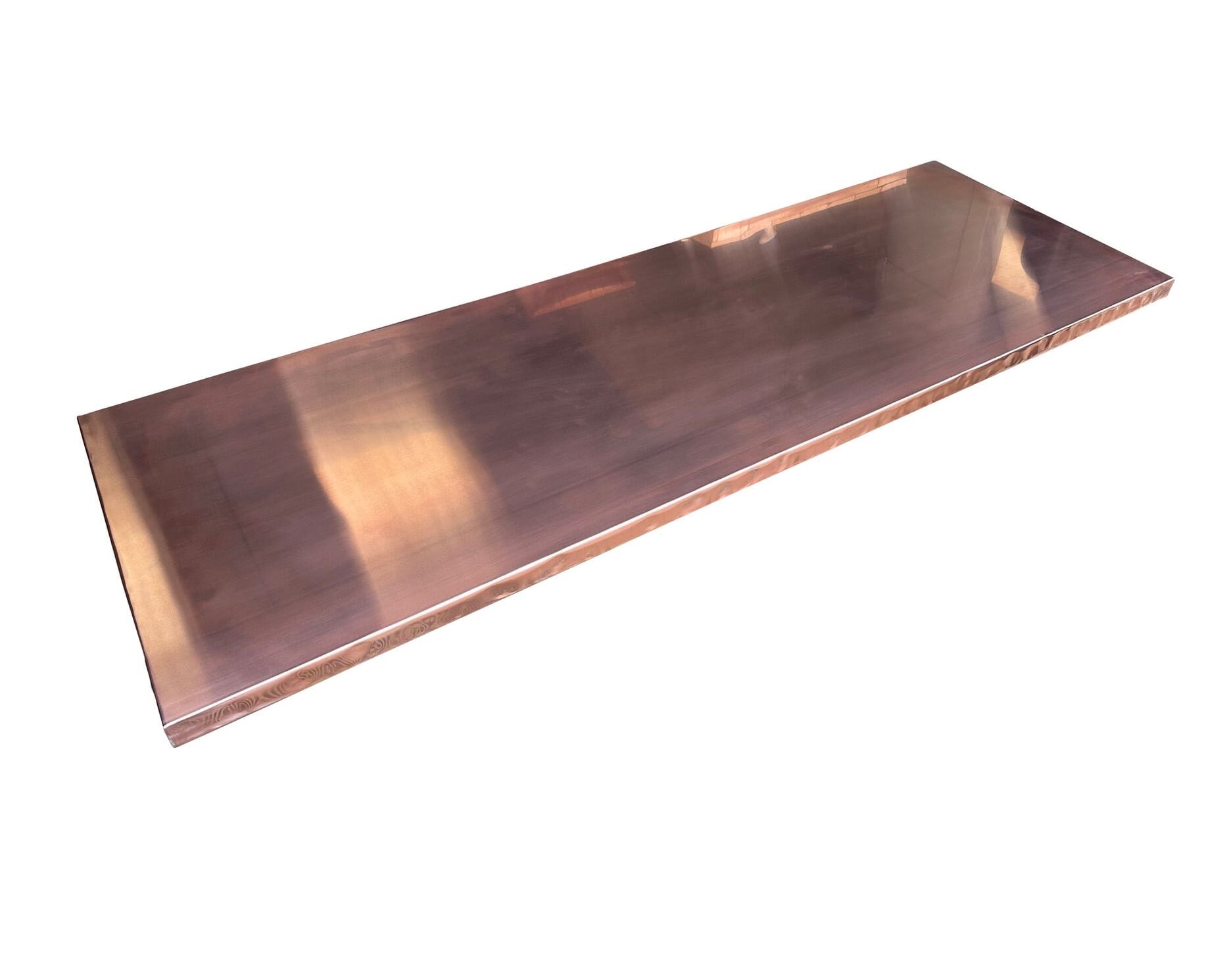 Bespoke Natural Copper Kitchen Worktop - D2148