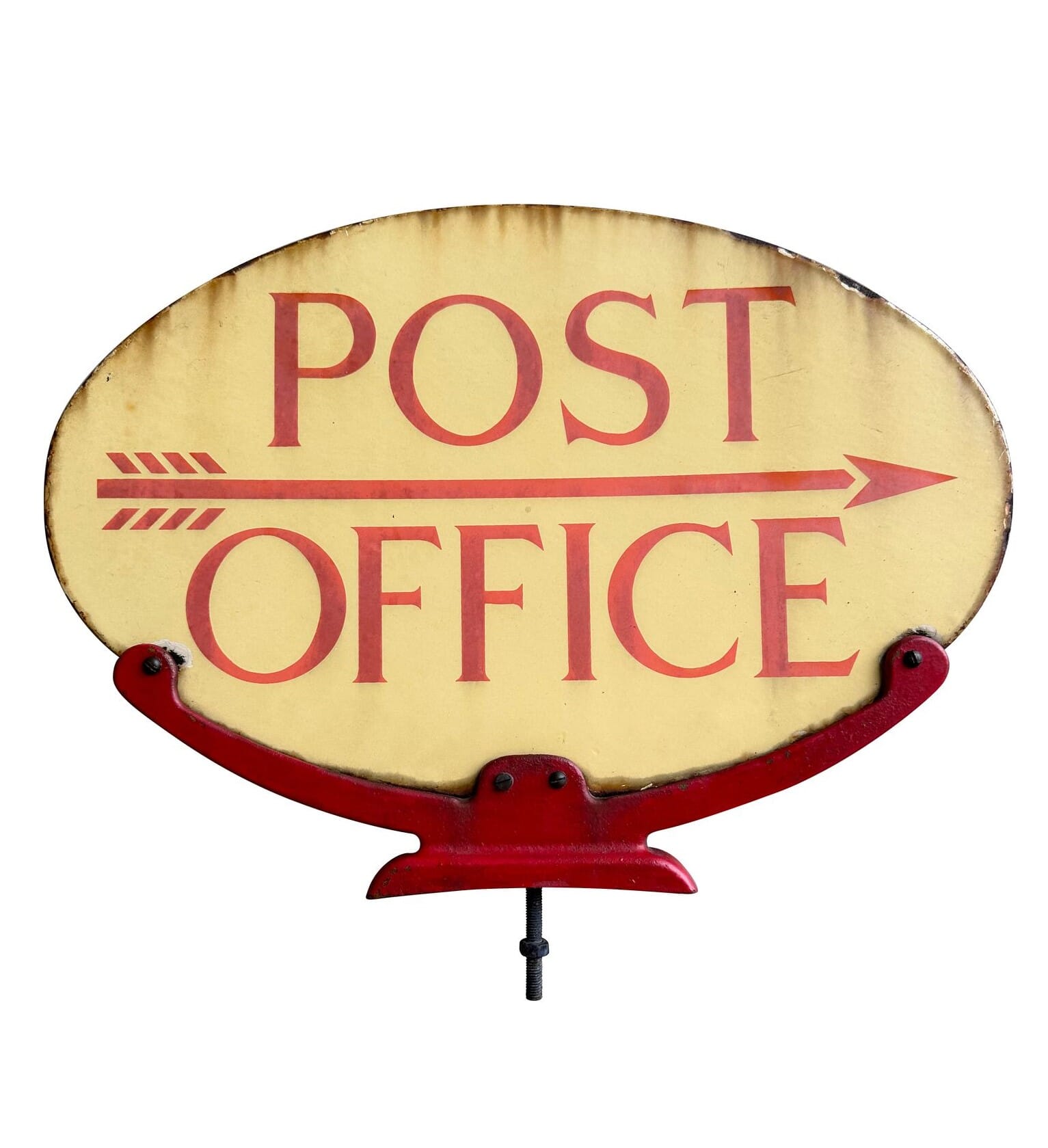 Original Royal Mail Double Enamel Sided Post Office Sign - 10196