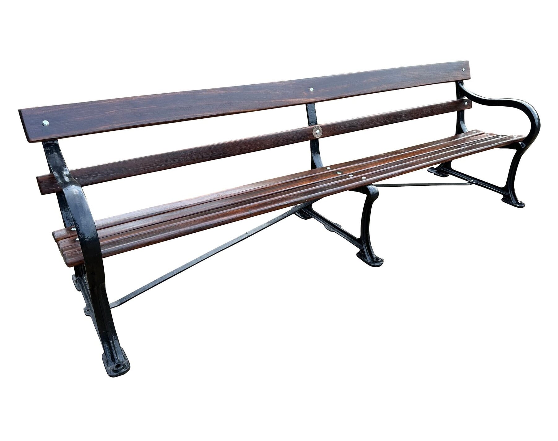 Excellent Large Garden Antique Charles Wicksteed Bench - 10234