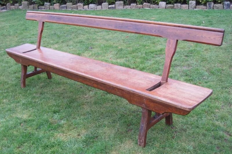 Victorian Pitch Pine Bench suitable for kitchen or dining room - 4561