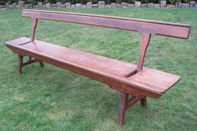 Victorian Pitch Pine Bench suitable for kitchen or dining room