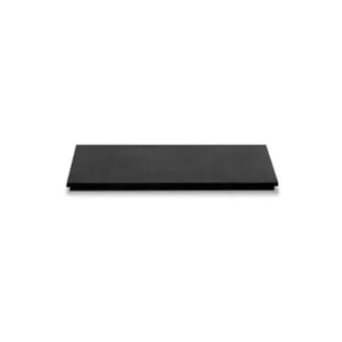 Solid Black Granite Polished 1 Piece Hearth - HEF281