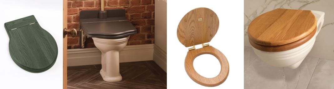 Thomas Crapper WC Toilet Seats Available to by in a Victorian Toilet Design at UKAA