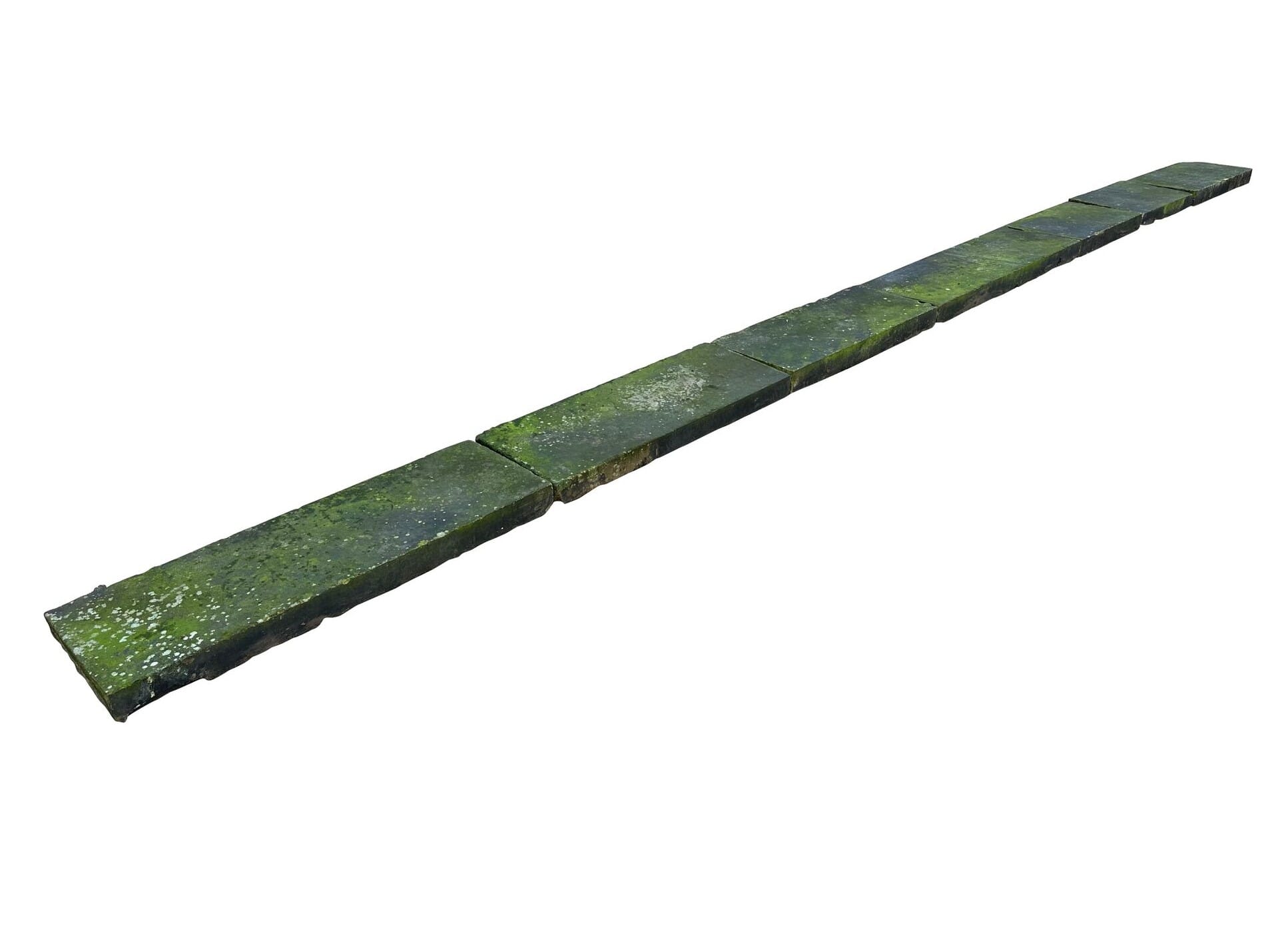 Large Reclaimed Antique Stone Wall Coping - 10305