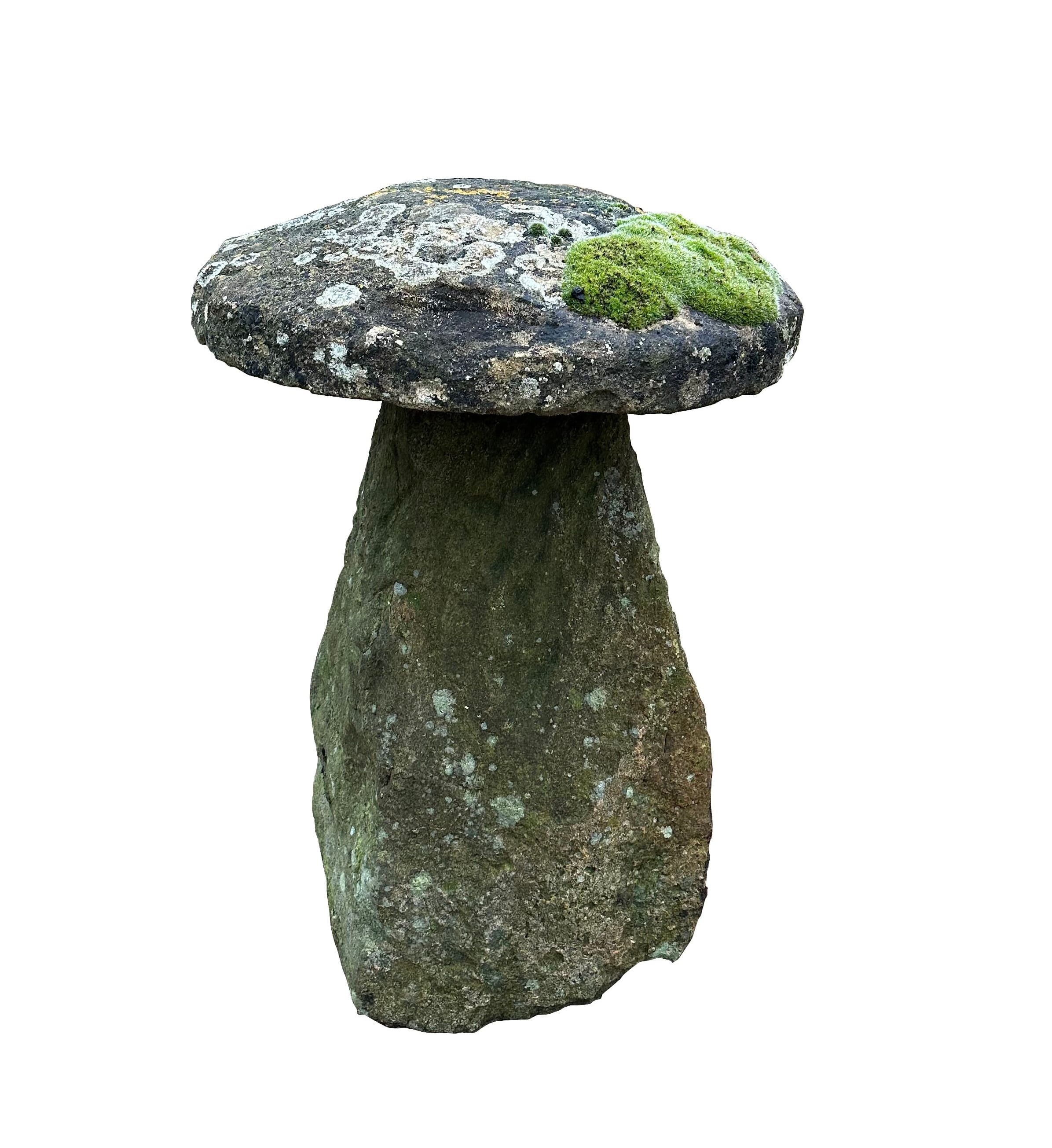 Original Reclaimed Antique Old Garden Staddle Stone - 10280A