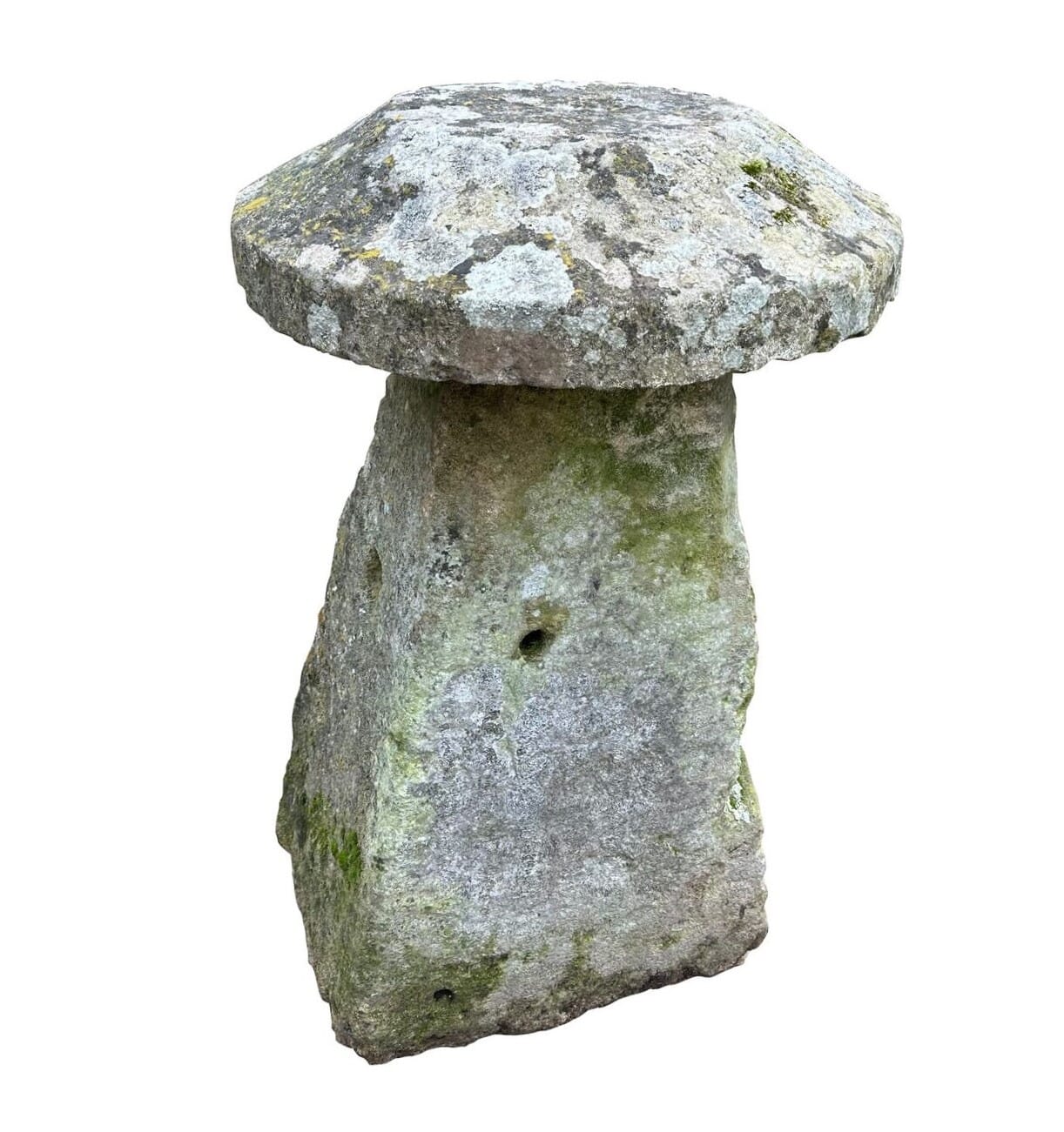 Antique Salvaged Old Garden Staddle Stone - 10280D