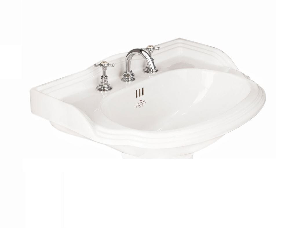 Thomas Crapper Marlborough Round Basin - TCMBRO402WH