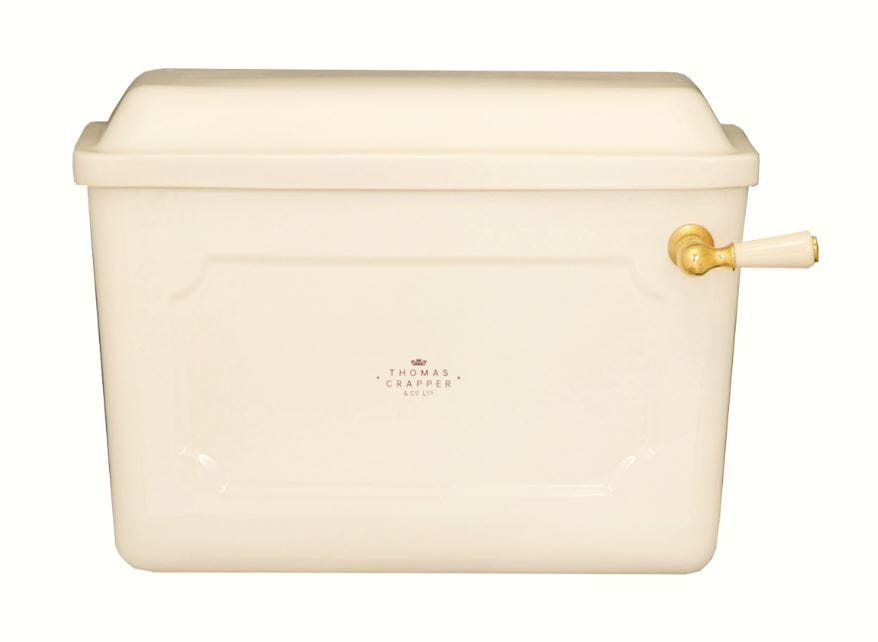 Thomas Crapper Low-Level Ceramic Cistern - TCMB201LLWHPB