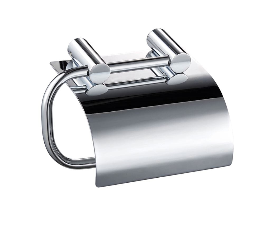 Thomas Crapper Montero Toilet Roll Holder With Cover - TCACMO26001CP