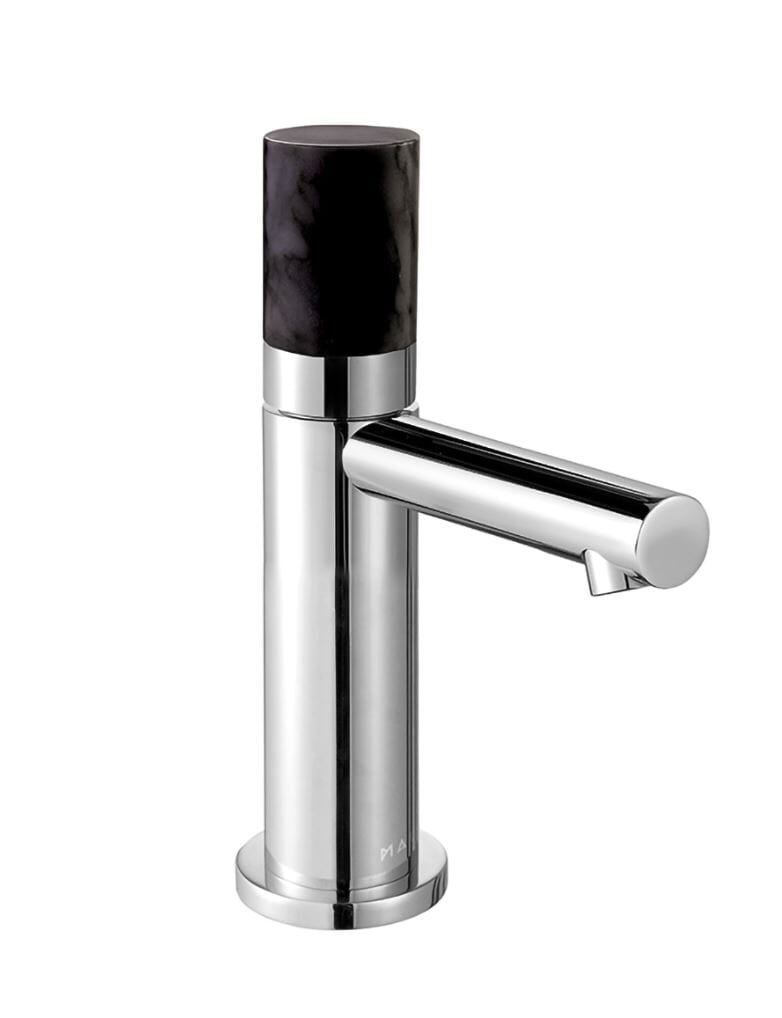 Thomas Crapper Marmor Monobloc Basin Mixer - TCMA401CPBL