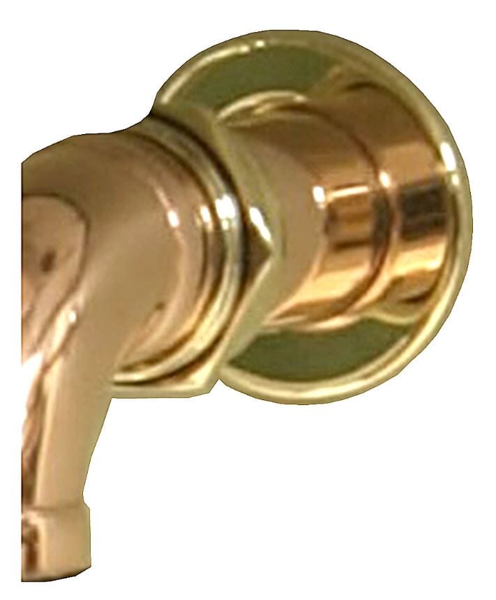 Thomas Crapper Extension Waste Pipe & Flange for Basin “P” Trap - TCWP722EXTPPB