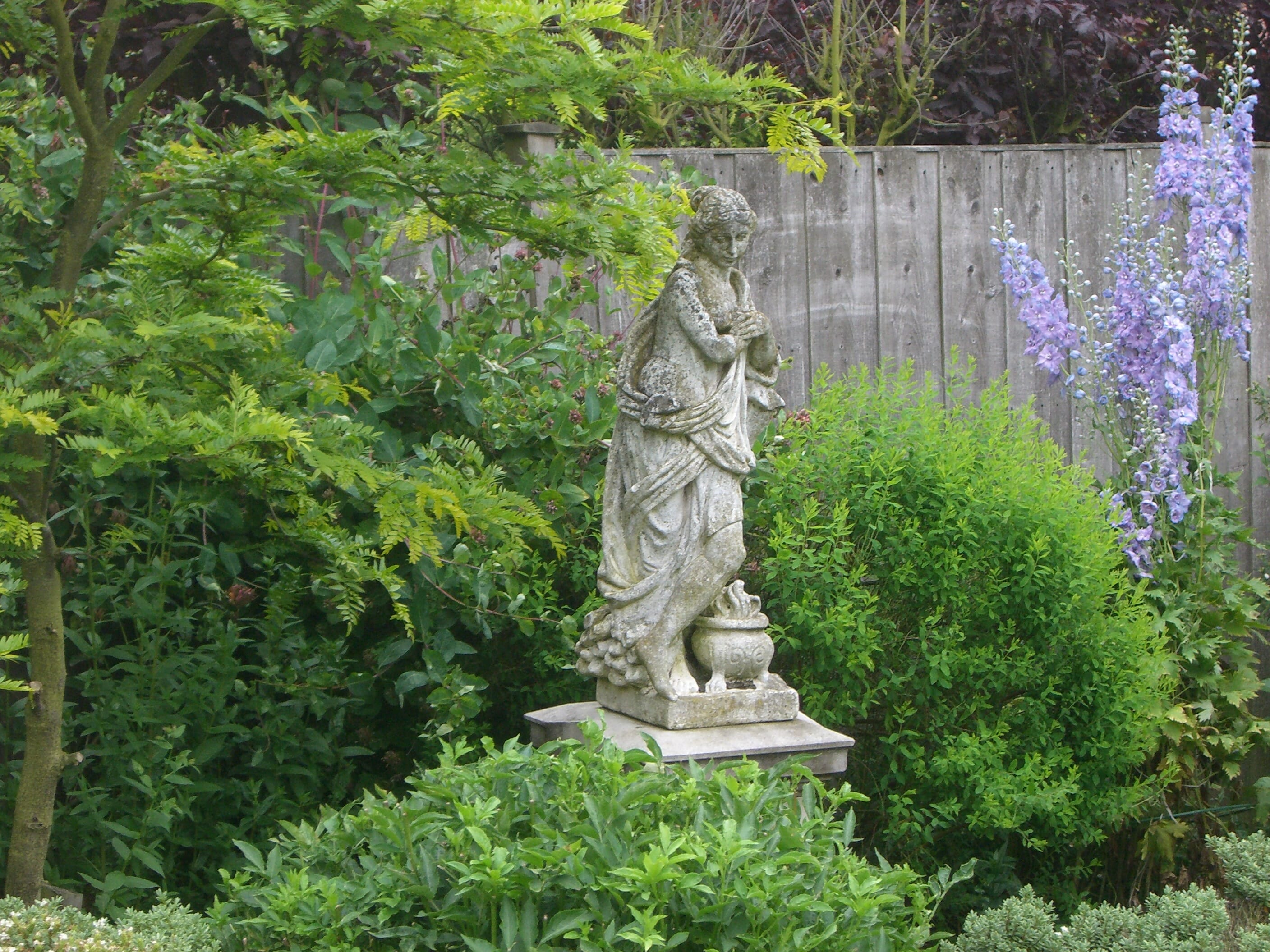 Antique Garden Statue Made Of Stone