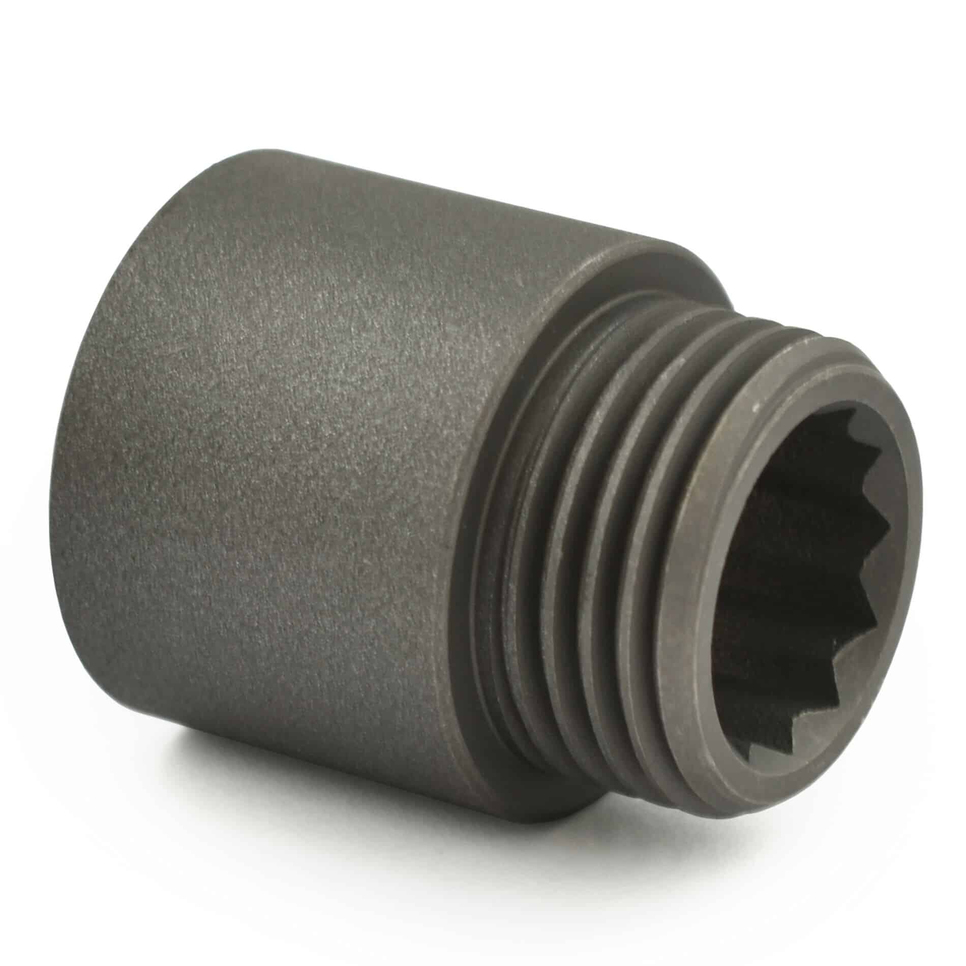 Pewter Radiator Valve 20mm Tail Extension