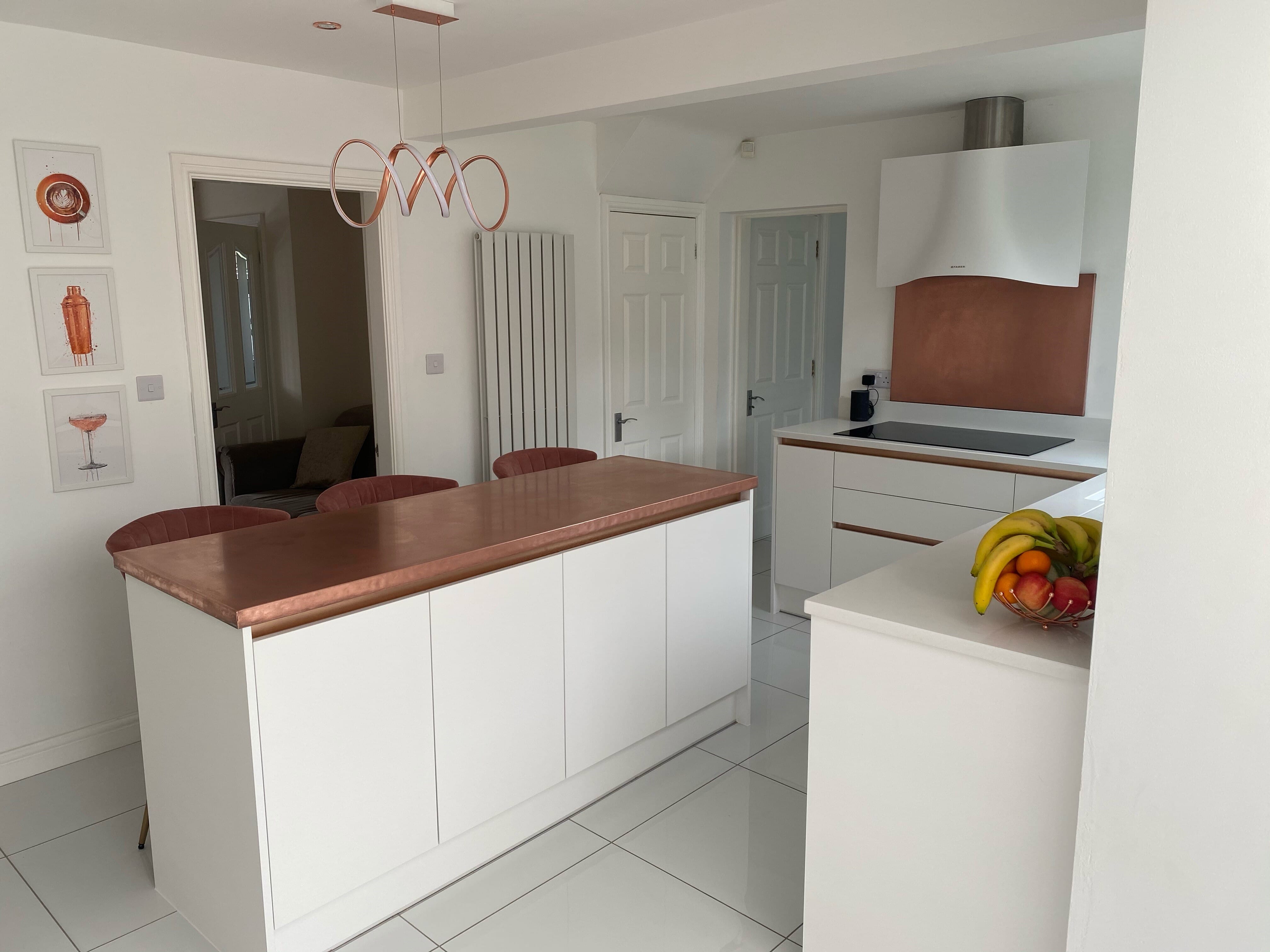 Copper Worktop For Your Kitchen Bar Or Pub For Sale at UKAA