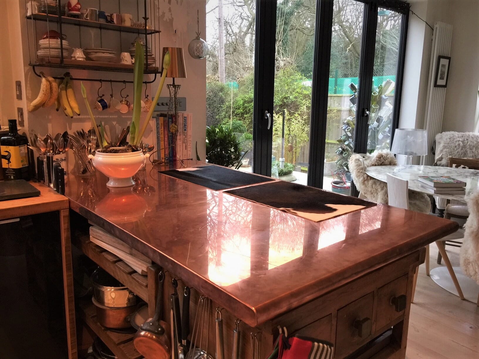 Copper Worktops For Your Kitchen Bar Or Pub Are Made At UKAA