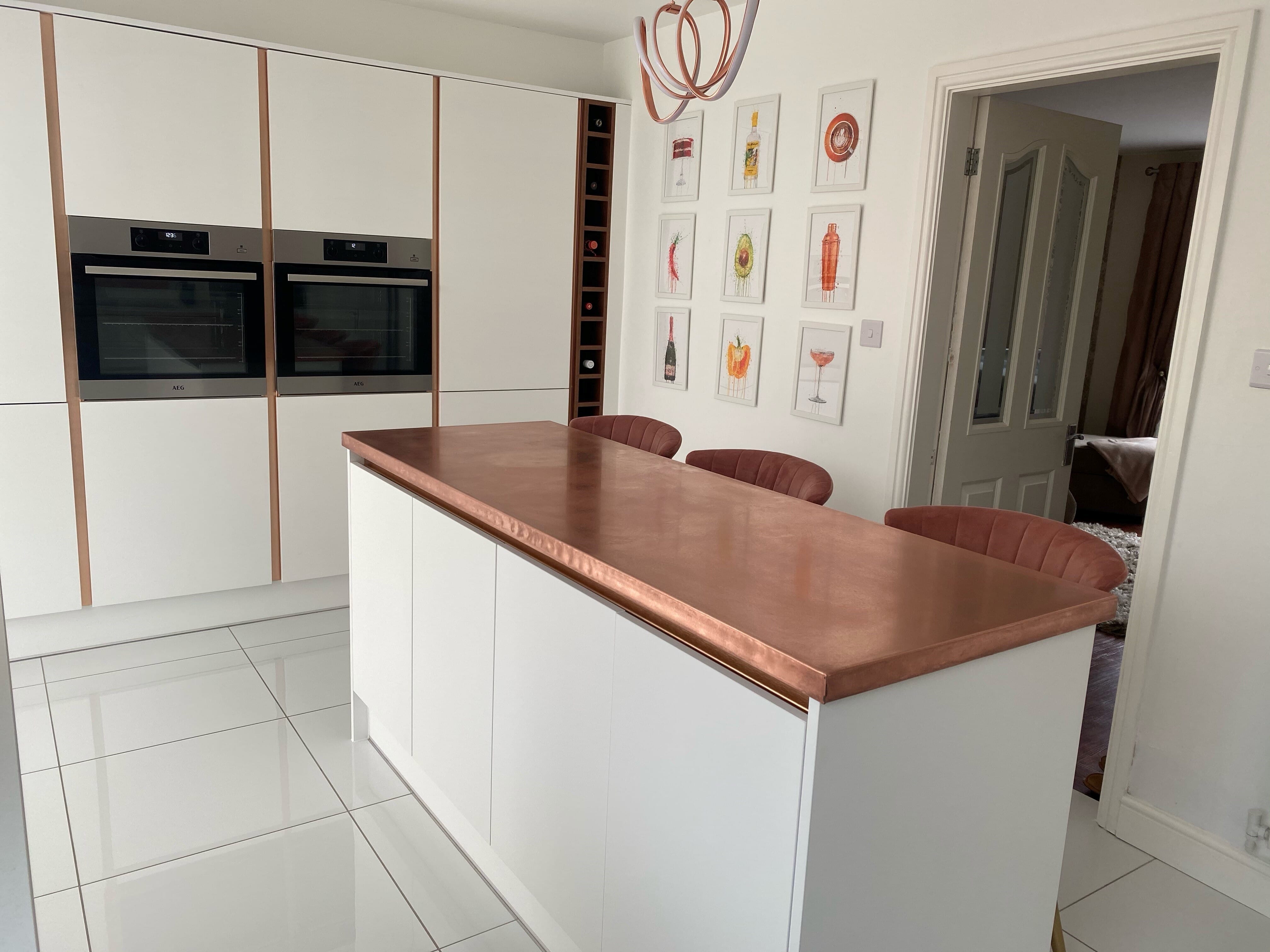 Copper Worktops Are For Sale At UKAA