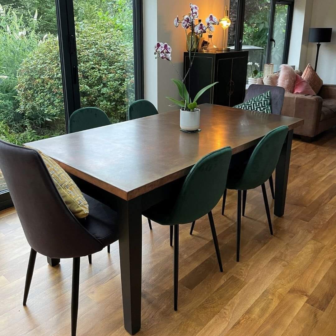Copper Dining Tables At UKAA