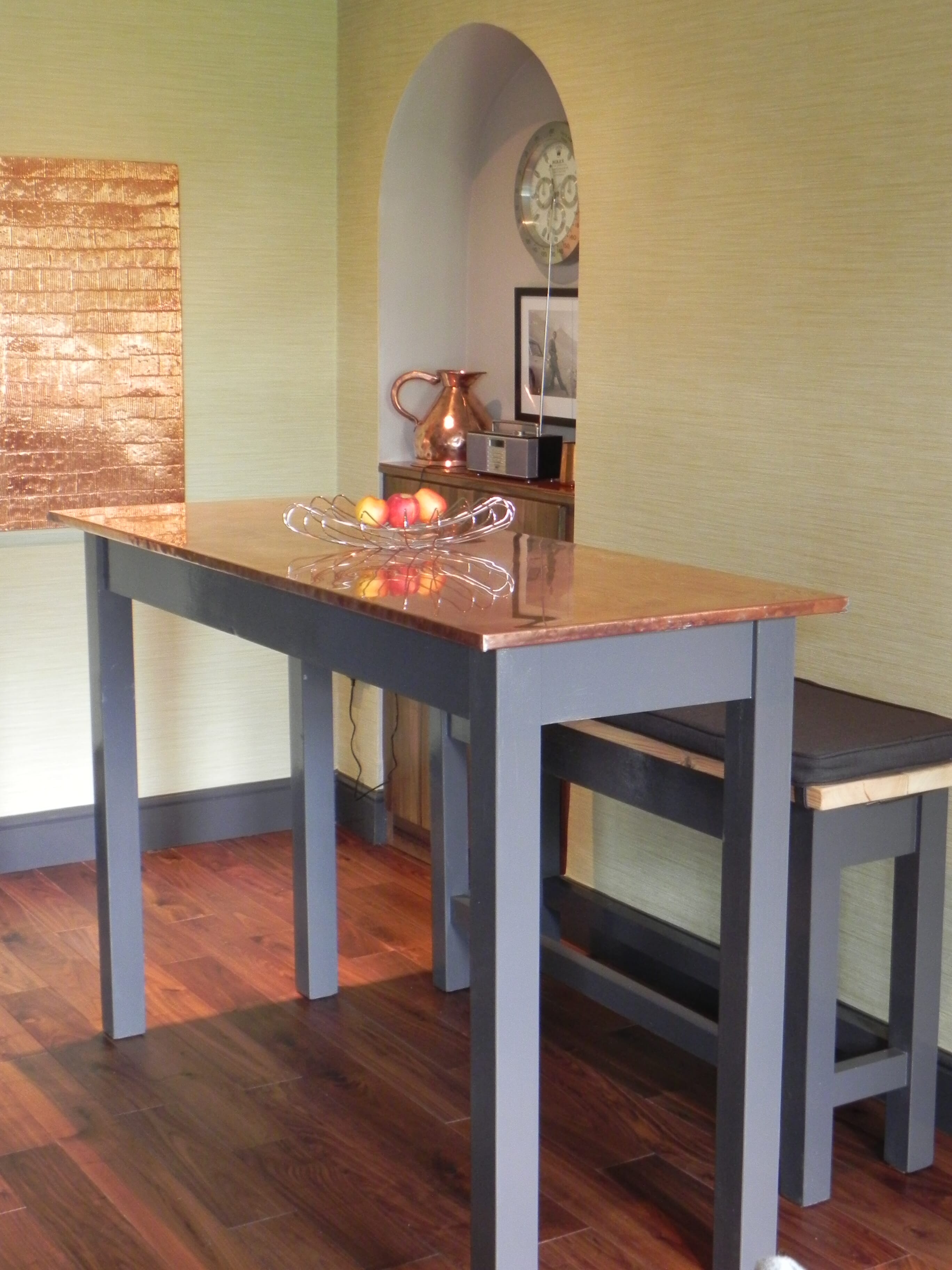 Copper Table Made At UKAA