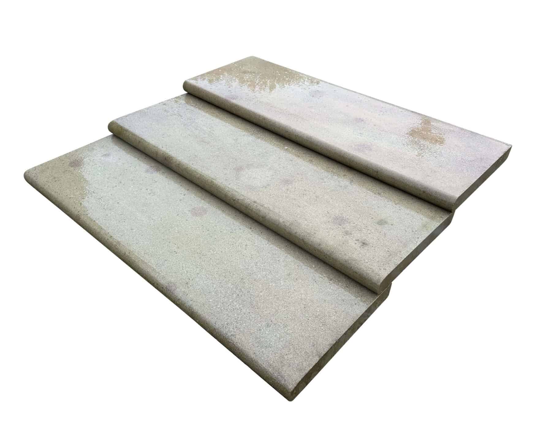Derbyshire Stone Steps With Bullnose Edge