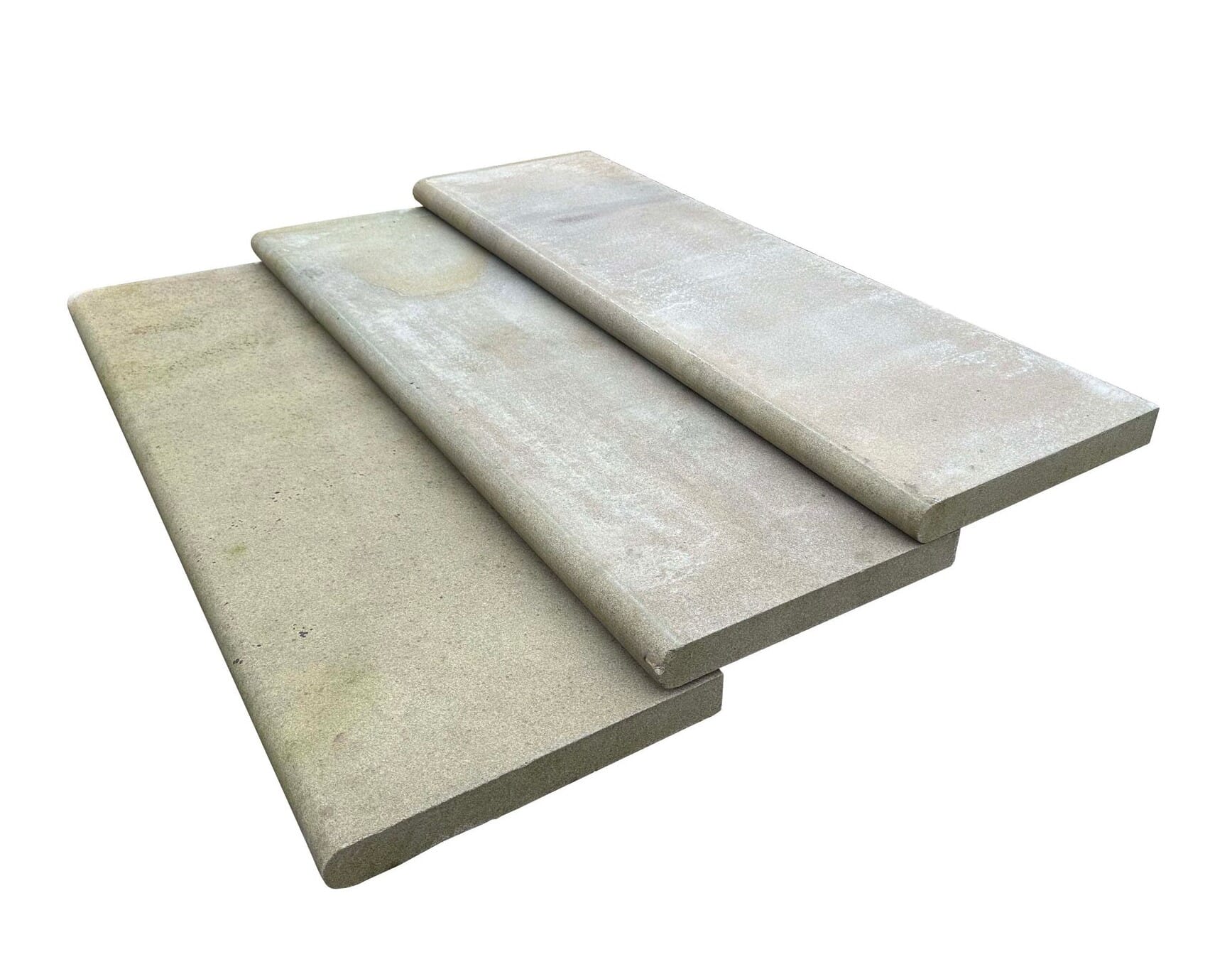 Stone Derbyshire Steps With Bullnose Edge - DSS14