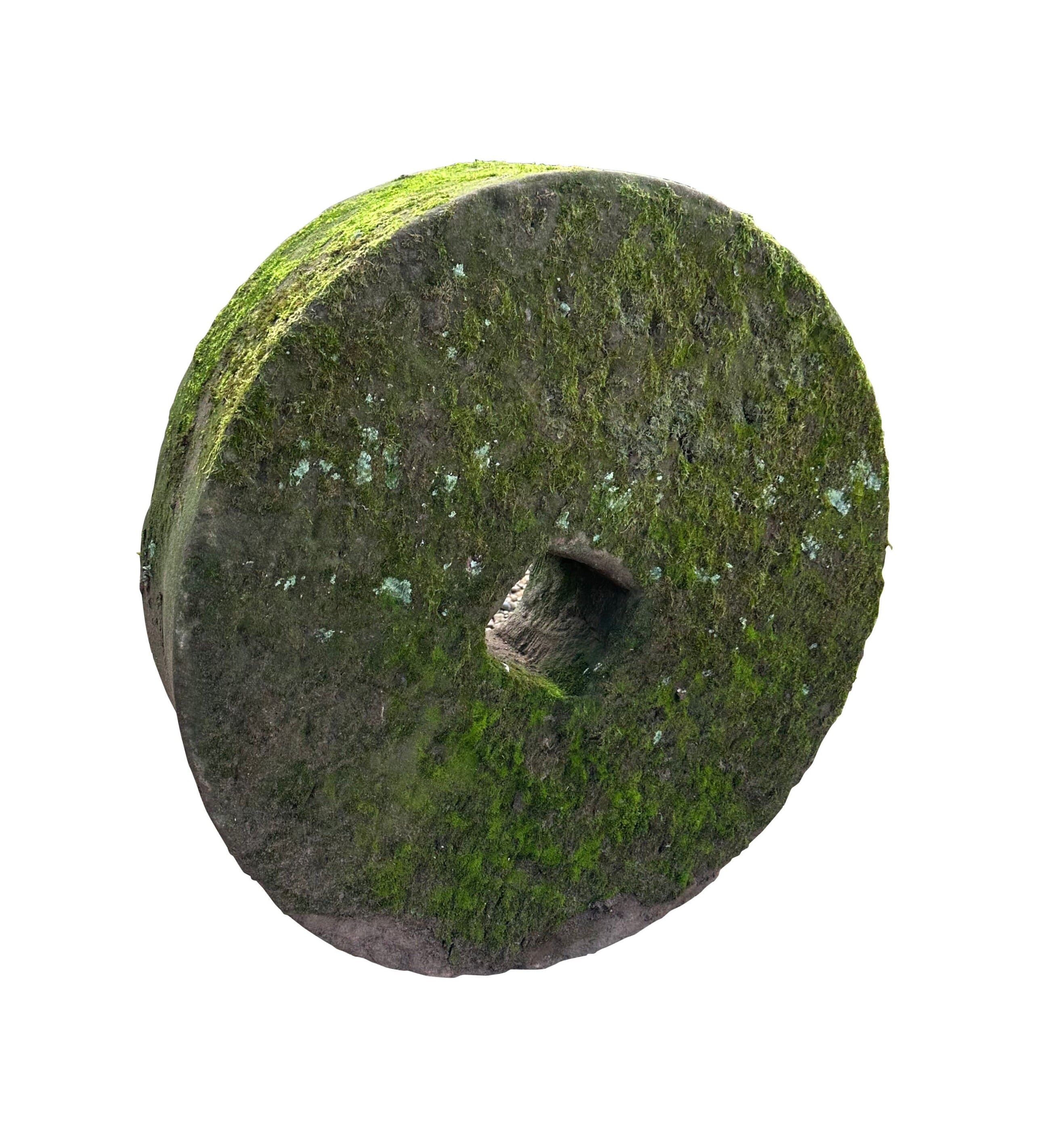 Antique Garden Feature Red Sandstone Mill Stone - 10311
