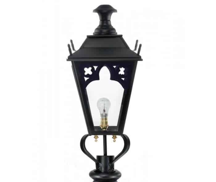 LF1082/BLK Large Black Gothic Lantern
